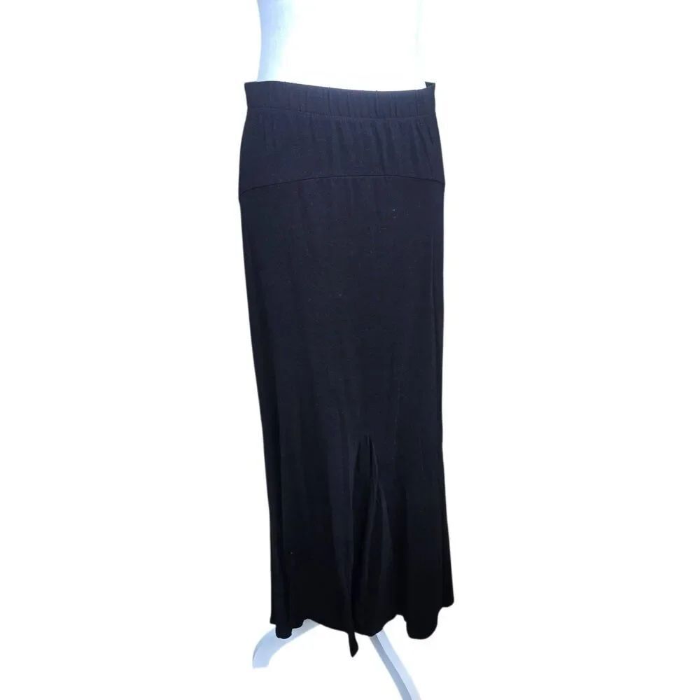 Love Fire Women's Size Large Black Maxi Skirt